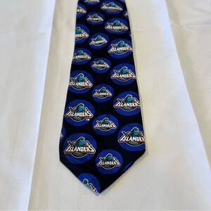 Vintage New York Islanders Silk NHL Necktie